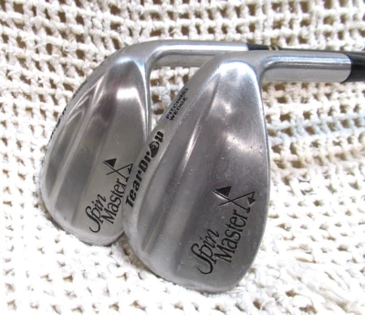 TearDrop SPIN MASTER (PW & SW) 2Pc Wedge Set RH - Stiff Flex Graphite Shafts - Image 1 of 4