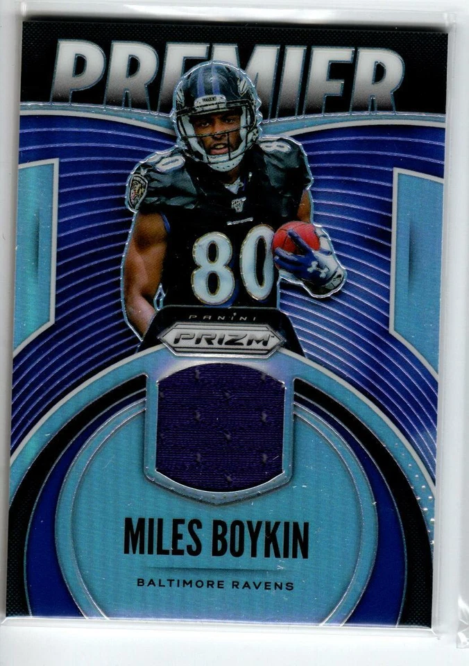 2019 Panini Prizm Premier Jerseys #26 Miles Boykin (ref 185537) - Image 1 of 1