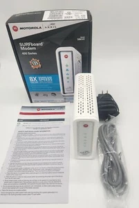 Modem câble Motorola Arris SURFboard DOCSIS 3.0 SB6141 - Photo 1/5