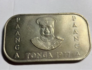 elf Tonga 1 Pa'anga 1977 FAO 100 Palm Tree Orchard - Imagen 1 de 2