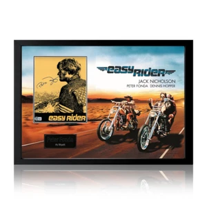 Peter Fonda Signed Easy Rider Image Iconic Frame (Beckett) - Picture 1 of 2