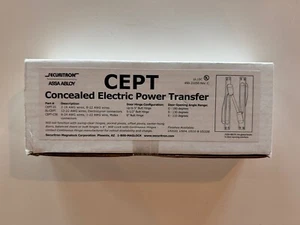 Securitron 5-1/2"Satin SS Concealed Electrical Power Transfer EL-CEPT 0-130° - Picture 1 of 2