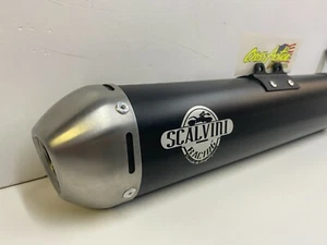 SCALVINI BETA RR 250 (20-22) - SILENZIATORE NERO-ACCIAIO - Bild 1 von 3