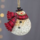 Christmas Snowman Red Scarf Decorations Hanging Decorations Vintage Decorations