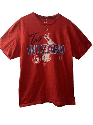 Camiseta MLB Cardinals The Wizard Ozzie Smith Hombre Talla XL Majestic Triple Peak Foto 1 de 4