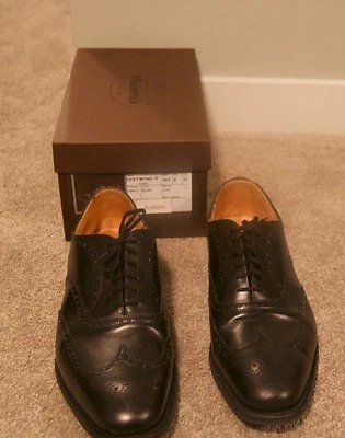 Men's CHURCH'S Black Chetwynd Calf Brogue Leather shoes  US 13 / EU 46 - Image 1 of 3