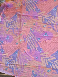 Vintage Gilbert Frank 80's 90s Stretch Lycra Fabric Colorful Design 60in x 52in - Picture 1 of 8