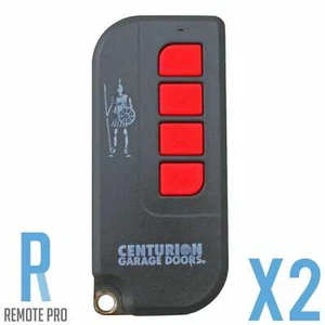 2 x Avanti/Centurion Red Garage Door Genuine/Original TX4/MPS Remote Control - Picture 1 of 5