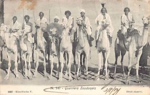 Sudan - Sudanese warriors (mounted on camels) - Publ. F. Khardiache 1007 - Picture 1 of 2