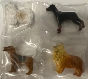 Just Plain Folk scala G set figure treno di 4 cani / cane in piedi NUOVO - Foto 1 di 2