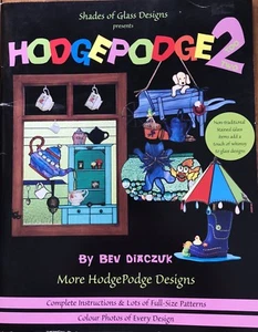 HODGEPODGE TWO 34 Full Size Stained Glass Patterns Stained Glass Supplies - Bild 1 von 1