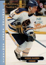Dennis McEwen 1998-99 Hampton Roads Admirals 10th Anniversary
