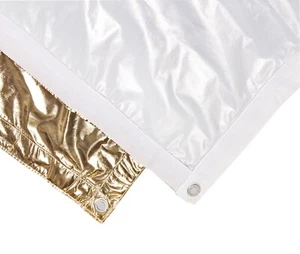 6'x6' 1.8x1.8m Solid Gold Reflector Butterfly/Overhead Fabric - Picture 1 of 4