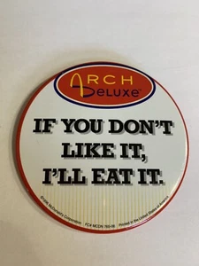 McDonald's Pin Back Button Arch Deluxe Don-57 - Picture 1 of 3
