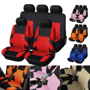 Juego completo de fundas de asiento de auto universales para protector trasero delantero camioneta SUV - Imagen 1 de 28