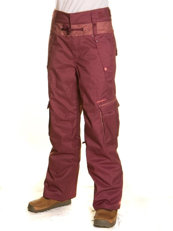 O'Neill Blazer Pantalones de Esquí y Snowboard, Para Mujer Talla Pequeña, Capa Roja Nuevo Foto 1 de 1