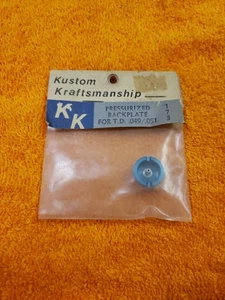 Kustom Kraftsmanship - Pressurized Backplate For TD .049 .051 - New - JT25 - Picture 1 of 6