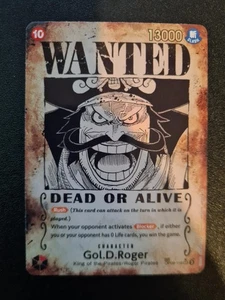 One Piece Card Game Gol.D.Roger OP09-118 WANTED SP Carrying on his Will ENGLISH - Picture 1 of 2