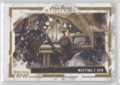 2017 Star Wars Masterwork Adventures of Canvas 9/99 R2-D2 Meeting C-3PO k4s - Image 1 of 3