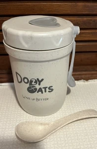 NEW Dozy Oats - Overnight Oats Container Extra / Replacement Oatmeal Jar + Spoon - Picture 1 of 13