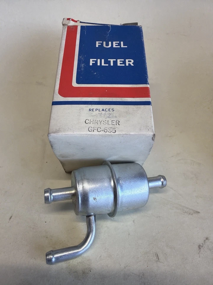 Chrysler Dodge Plymouth Fuel Filter GFC-635 Metal Canister USA NOS - Image 1 of 1