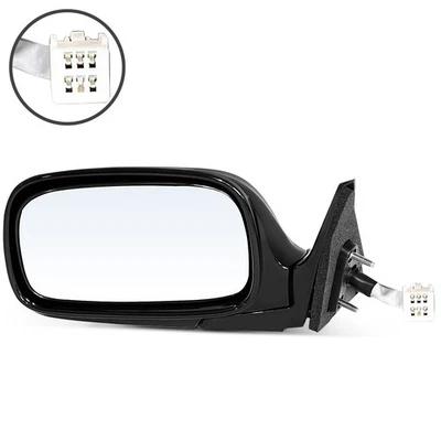 Espejo retrovisor calentador eléctrico del conductor con ajuste de potencia para Lexus ES300 1997-2001 sedán negro Foto 1 de 4