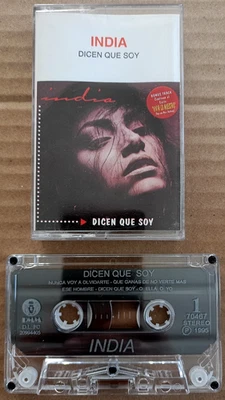 CASSETTE  INDIA - DICEN QUE SOY / VERY RARE EDITION - Imagem 1 de 2