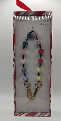 A New Day Cell Multicolor Beaded Replacement Wrist Strap For Purse Phone Bag  - Image 1 of 2