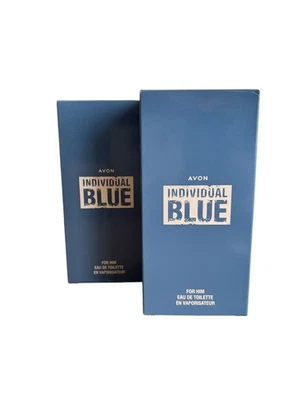 2 x AVON Individual Blue Eau de Toilette Spray Natural 100 ml - 3,4 fl. oz Foto 1 de 2