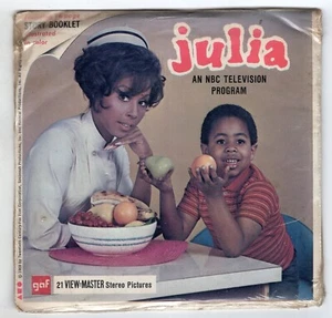 Sealed VIEW MASTER b572 JULIA 1969 NBC TV 3 Reel Packet VINTAGE GAF - Picture 1 of 2