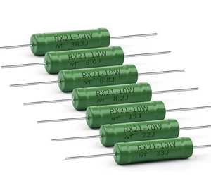 Resistencias de potencia 10W RX21 ±5% 0,05 Ω-15 KΩ paquete de 5 cemento para heridas de alambre - Imagen 1 de 3