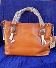 KATTEE PURSE VINTAGE SOFT LEATHER TOTE SHOULDER BAG,BROWN NEW/TAGS PPL SAY WOW!