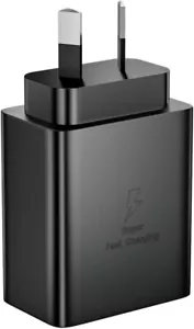 45W Super Fast Wall Charger Type-C Adapter For Samsung Galaxy S23 S22 iPhone 15 - Picture 1 of 7