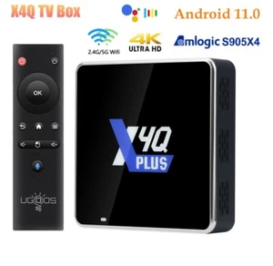 Ugoos X4Q Plus Android 11 S905X4 Smart TV BOX 4G 64G Wifi AV1 H.265 4K HDR Box - Bild 1 von 20