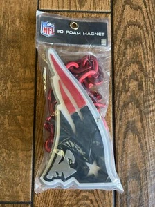 NFL Licensed New England Patriots 3D Fanfave Chain Foam Magnet Chain Necklace - Bild 1 von 4