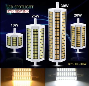 LAMPADA LAMPADINA LED R7S 78/118/135/189 mm 220V 10W 20W 25W 30W luce 180°. - Imagen 1 de 3
