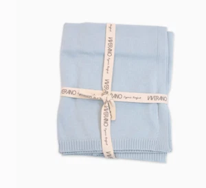 Viverano Pure Organic Cotton Milan Pastel Baby Blanket Knit NEW in package - Picture 1 of 2