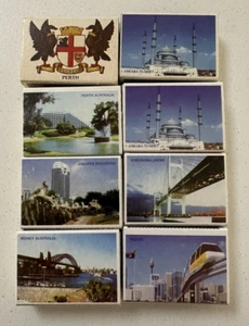Vintage No Frills Safety Matchbox matches x 8 boxes used & unused various covers - Picture 1 of 6