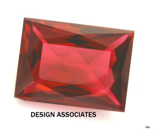 9X7  MM BAGUETTE CUT MAN MADE RUBY  AAA GRADE - Image 1 of 1
