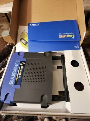 Linksys WAP54G Wireless-G 2.4 Ghz Broadband 802.11g Router. New In Box - Image 1 of 4