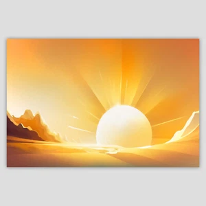 Abstraktes Bild mit harmonischen Farben - Leinwandbild #S5 - Bild 1 von 9