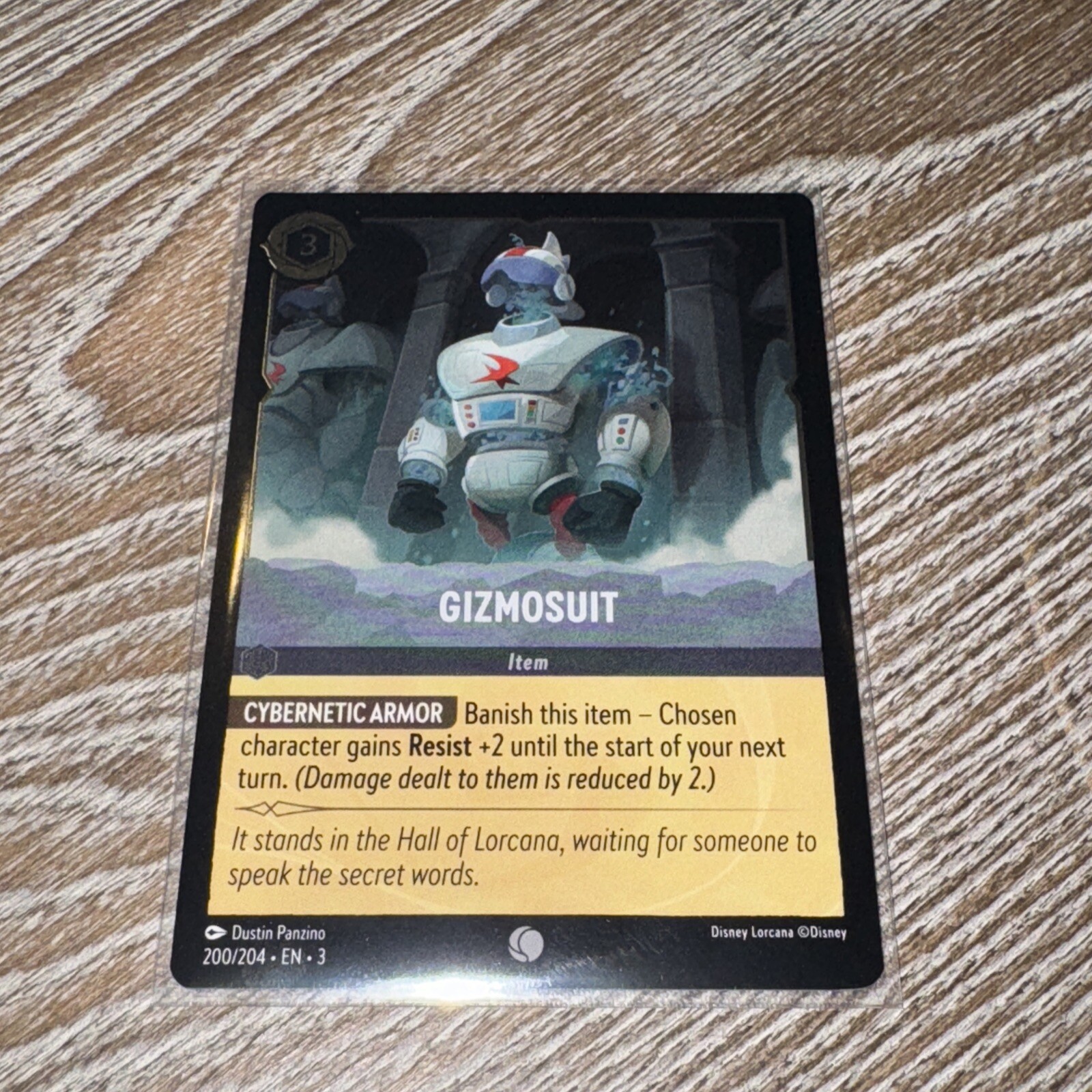 Disney Lorcana: Into The Inklands - Gizmosuit - 200/204 (Cold Foil) - MINT