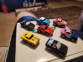 Micromachine Vintage 1990s Lot of 7  Muscle Cars, 3 Corvette, Camero, Porsche!