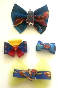 Handgefertigte Haarschleifen - DC Comics - Superheld - Superman - Bild 1 von 32