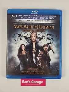 Snow White & the Huntsman Extended Blu-ray / DVD movie Canadian, with warranty
