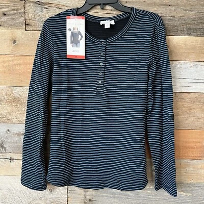 Vintage America Womens Striped Shirt Top - Image 1 of 4
