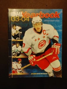 Anuario firmado 2003-04 OHL Saginaw Spirit Plymouth Whalers Paul Bissonnette - Imagen 1 de 9