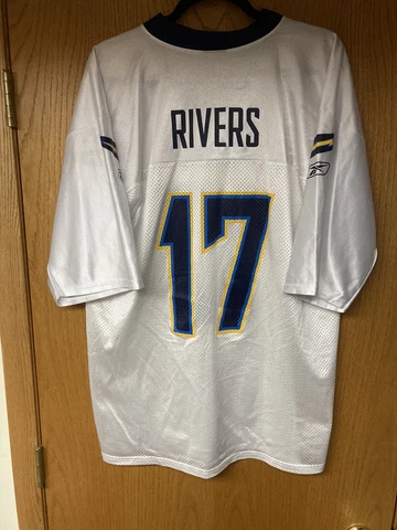 Los Angeles Chargers Jersey #17 Phillip Rivers size adult Large Cover