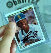 Ken Griffey Jr Signed Card