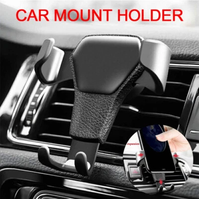 Universal Mobile Car Phone Holder Air Vent Gravity Design Mount Cradle Stand - Image 1 of 4